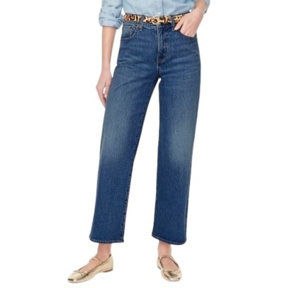 J. Crew Denim - J.Crew Wide Leg Crop Jeans Blue Size 26